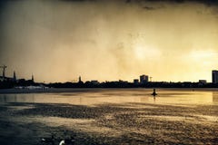 Strom Alster Lake in Hamburg Germany duck famous city park dramatic rowing sailing panorama sky night cloud sundown rain royalty free stock images Strom Alster Lake in Hamburg Germany duck famous city park dramatic rowing sailing panorama sky night cloud sundown rain royalty free stock images