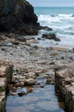 Strom trifft Meer stockbilder Strom trifft Meer stockbilder