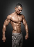 Strong Athletic Man Fitness Model Torso showing big muscles stock images Strong Athletic Man Fitness Model Torso showing big muscles stock images