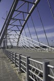 Structural Steel Bridge And Railing Royalty Free Stock Photos