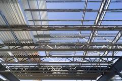 Structural Steel Roof Stock Photos Structural Steel Roof Stock Photos