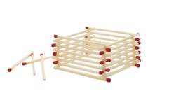 Structure From Matches Royalty Free Stock Image