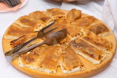 Strukle - famous Croatian appetizer stock image Strukle - famous Croatian appetizer stock image