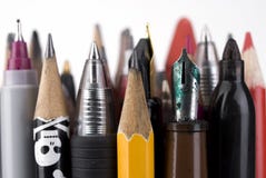 Strumenti di scrittura. immagini stock Strumenti di scrittura. immagini stock
