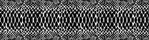 Struttura del modello della pelle di serpente che ripete bianco e nero monocromatico senza cuciture Vettore Serpente di struttura illustrazione di stock Struttura del modello della pelle di serpente che ripete bianco e nero monocromatico senza cuciture Vettore Serpente di struttura illustrazione di stock