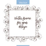 Struttura monocromatica di vettore del fiore royalty illustrazione gratis Struttura monocromatica di vettore del fiore royalty illustrazione gratis
