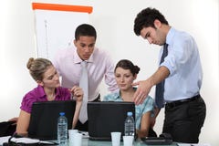 Students in sales training Stock Photo Students in sales training Stock Photo