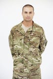 Studio Portrait Of Soldier Wearing Uniform stock images Studio Portrait Of Soldier Wearing Uniform stock images