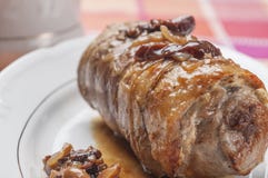 Stuffed Pork Loin Series 03 Stock Photo Stuffed Pork Loin Series 03 Stock Photo
