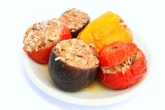 Stuffed Vegetables Royalty Free Stock Images