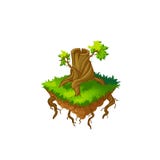 Tree Stump Vector Cartoon Clip Art Stock Vector - Illustration of wood
