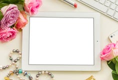 Styled desktop scene stock images Styled desktop scene stock images