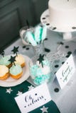Stylish decorated children candy bar with balloons at the birthday party royalty free stock photos Stylish decorated children candy bar with balloons at the birthday party royalty free stock photos