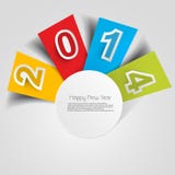 Stylish for happy new year text colorful design vector illustration Stylish for happy new year text colorful design vector illustration