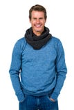 Stylish man standing against white background stock images Stylish man standing against white background stock images