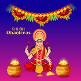 Subh Dhanteras illustration stock Subh Dhanteras illustration stock