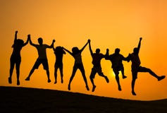 Success Achievement Community Happiness Concept