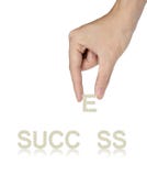 Success And Hand, Business Concept Royalty Free Stock Images