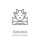 succubus διάνυσμα εικονιδίων από τη φανταστική συλλογή χαρακτήρων Λεπτή succubus γραμμών διανυσματική απεικόνιση εικονιδίων περιλ απεικόνιση αποθεμάτων succubus διάνυσμα εικονιδίων από τη φανταστική συλλογή χαρακτήρων Λεπτή succubus γραμμών διανυσματική απεικόνιση εικονιδίων περιλ απεικόνιση αποθεμάτων