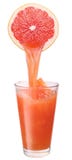 Suco de pamplumossa. imagens de stock Suco de pamplumossa. imagens de stock