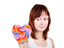 Sucrerie en forme de coeur photos stock Sucrerie en forme de coeur photos stock