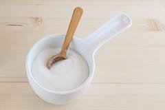 Sugar Bowl With A Wooden Spoon Royalty Free Stock Photo Sugar Bowl With A Wooden Spoon Royalty Free Stock Photo