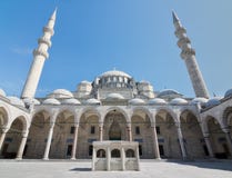 Suleymaniye-Moschee, eine Osmanekaisermoschee gelegen auf dem dritten Hügel von Istanbul, die Türkei und die zweitgrösste Moschee Stockfotografie Suleymaniye-Moschee, eine Osmanekaisermoschee gelegen auf dem dritten Hügel von Istanbul, die Türkei und die zweitgrösste Moschee Stockfotografie