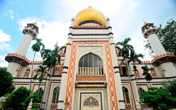 Sultan Mosque, Singapore. Royalty Free Stock Image Sultan Mosque, Singapore. Royalty Free Stock Image