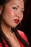 Sultry Asian Racing Right Royalty Free Stock Photography Sultry Asian Racing Right Royalty Free Stock Photography