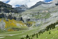 Summer Landscape In The Pyrenees, Spain Royalty Free Stock Photo