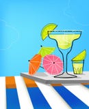 Summer Retro Cocktails vector illustration Summer Retro Cocktails vector illustration