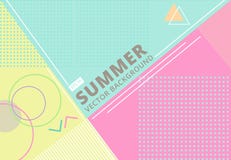 summer with retro style texture pastel color, pattern and geometric elements. Abstract design card perfect for vector illustration summer with retro style texture pastel color, pattern and geometric elements. Abstract design card perfect for vector illustration
