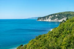 Summer, sun and vacation. Blue bay. Wild nature stock photography Summer, sun and vacation. Blue bay. Wild nature stock photography