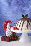 Summertime Christmas Ice Cream Plum Pudding. Stock Photo Summertime Christmas Ice Cream Plum Pudding. Stock Photo
