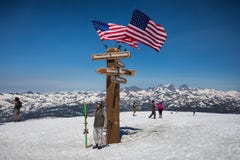 Summit Of Mammoth Mountain Royalty Free Stock Photos Summit Of Mammoth Mountain Royalty Free Stock Photos