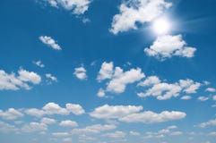 sun royaltyfria bilder