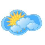 Sun And Clouds Royalty Free Stock Photo