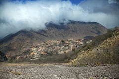 Morning in Imlil stock image Morning in Imlil stock image