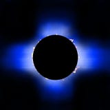 Sun Eclipse With Prominences And Corona Royalty Free Stock Photography Sun Eclipse With Prominences And Corona Royalty Free Stock Photography