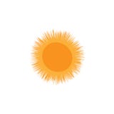 sun logo vector design template. sun icon element collection