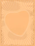 Yellow retro background with heart stock illustration Yellow retro background with heart stock illustration