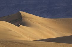 Sun Rising Over The Mesquite Sand Dunes Stock Photos