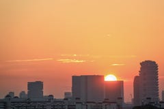 Sun stellte Ansicht in Singapur ein stockbild Sun stellte Ansicht in Singapur ein stockbild