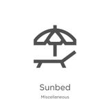 sunbed ikona wektor od różnej kolekcji Cienka linia sunbed kontur ikony wektoru ilustracja Kontur, cienka linia sunbed ilustracji sunbed ikona wektor od różnej kolekcji Cienka linia sunbed kontur ikony wektoru ilustracja Kontur, cienka linia sunbed ilustracji