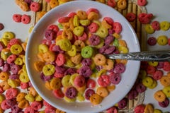 SUND FRUKOST AV FÄRGRIK SÄDESSLAG arkivbild SUND FRUKOST AV FÄRGRIK SÄDESSLAG arkivbild