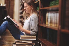 Sundent στη βιβλιοθήκη στοκ φωτογραφία Sundent στη βιβλιοθήκη στοκ φωτογραφία