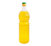 Sunflower-seed Oil Bottle Royalty Free Stock Photography