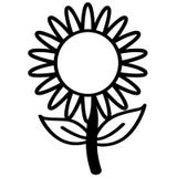 Download Vector Sunflower stock vector. Illustration of cutout ...