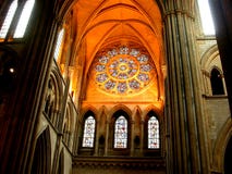 Sunlight Church Stain Glass Window Royalty Free Stock Photography Sunlight Church Stain Glass Window Royalty Free Stock Photography
