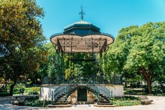 Sunny Day In Jardim da Estrela parkerar i Lissabon royaltyfri fotografi Sunny Day In Jardim da Estrela parkerar i Lissabon royaltyfri fotografi